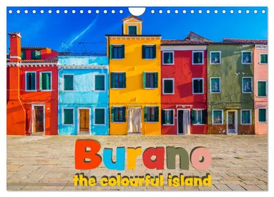 Produktbild von Burano – Die farbenfrohe Insel (Wandkalender 2027, DIN A4, Querformat), CALVENDO 12-Monats-Wandkalender