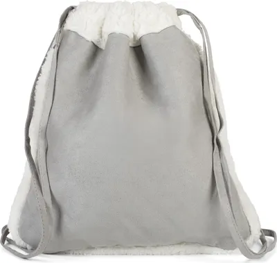 Produktbild von styleBREAKER Turnbeutel mit weicher Oberfläche und gefüttert mit Teddyfell, Rucksack, Beutel, Uni 02012309