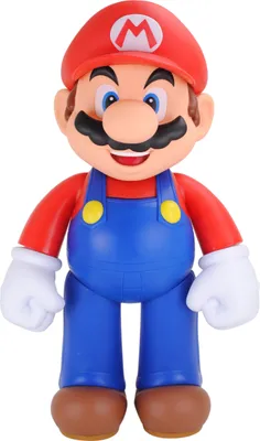 Produktbild von World of Nintendo Super Mario XXL 50cm große bewegliche Action Figur Statue