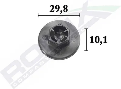 Produktbild von 10x ROMIX C70348 Clip Zier- / Schutzleiste