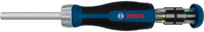 Image de Tournevis à cliquet Bosch avec coffret de 12 embouts - 1600A039PK
