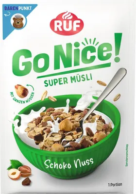 Produktbild von RUF GoNice! Schoko Nuss Müsli