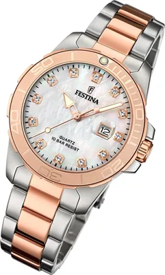 Produktbild von Festina Damen Uhr Fashion Edelstahl Armbanduhr silber rosa UF20505/1