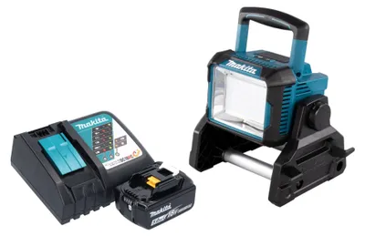 Zdjęcie produktu dla Makita DEADML 811 RT1 Akumulatorowy reflektor budowlany 14,4 / 18 V 3000 lm LED + 1x akumulator 5,0 Ah + ładowarka