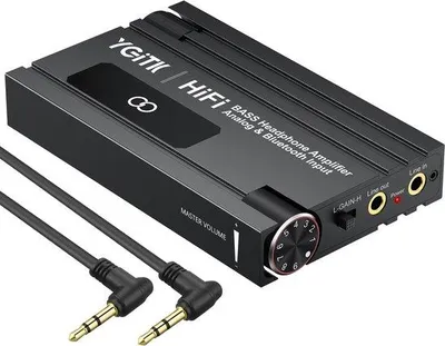 Zdjęcie produktu dla Przenośny wzmacniacz słuchawkowy Hi-Fi z regulacją basu