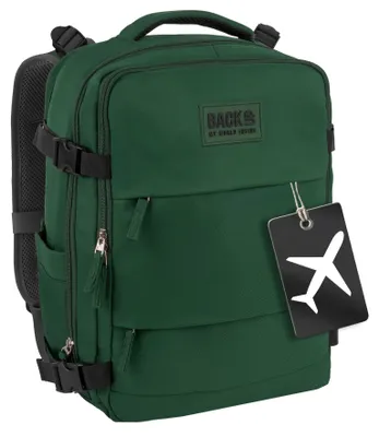 Obrázek produktu pro Cestovní batoh jako příruční zavazadlo do letadla, rozměry 40 x 30 x 20 cm, zelený, BackUp 8, model K57, Derform