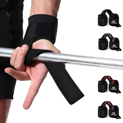 Gewichtheben Straps mit Handgelenkband für Powerlifting, Gewichtheben, Handgelenk Wraps, Grip Straps, Fitness Grip für