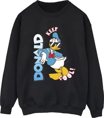 Produktbild von Disney - "Donald Duck Cool" Sweatshirt für Damen BI28450 (M) (Schwarz)