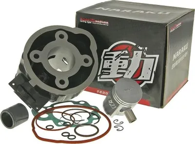 Obrázok produktu pre Súprava valcov Naraku 50cc 25/28mm pripojenie Minarelli AM pre Aprilia MX RS 50 Yamaha DT 50