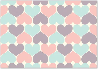 Produktbild von Tulup® Glas-Bild - 100 x 70 - Wandbild aus Glas - Wandkunst - Wandbild hinter gehärtetem Sicherheitsglas - Sonstige - Bunte Herzen - Mehrfarbig