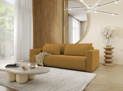 Produktbild von Intenso Schlafsofa Sofa "CURIOO", Gelb