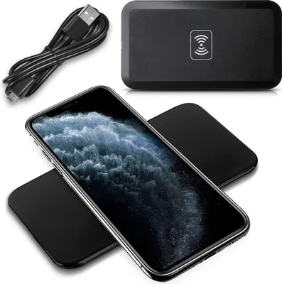 Produktbild von QI Schnell Ladegerät Kabellos Apple iPhone 11 Pro / Max Induktives Laden Charger