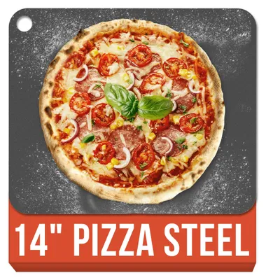 Produktbild von Edelstahl-Pizza- und Brotstein, 35,6 x 30,5 cm