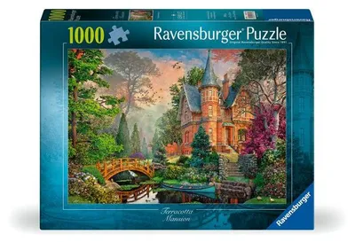 Produktbild von Puzzle, 1000 Teile, Manoir Terracotta, Ravensburger, Hochwertiges Qualitätspuzzle, Ab 14 Jahren