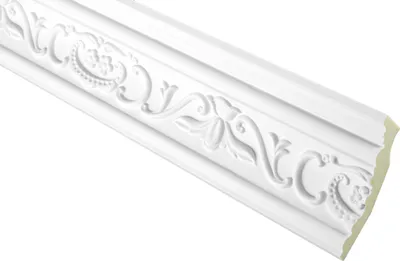 Produktbild von HEXIM Stuckleisten gemustert PolyurethanPolyurethane Stuck Dekorbau für Wand und Decke | 2 Meter FH9335 70x71mm | Deckenleisten Zierleisten Leisten