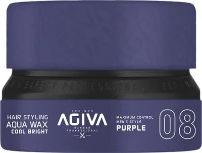 Produktbild von Agiva Styling Hair Wax Cool Bright - Purple 155 ml