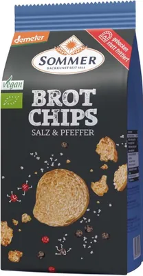 Produktbild von Sommer - Demeter Brot Chips, Salz - 100g