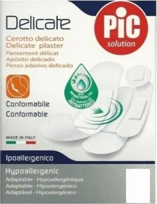 Obrázek produktu pro Pikdare Pic Delicate Hypoalergenn antibakteriln sms 20 obvaz