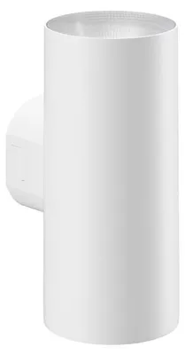 Productafbeelding van Sunset R, 16W LED-buitenwandlamp, ronde wandlamp, schakelaar voor kleurtemperatuur 2700K/3200K/4000K, matwit - Beneito & Faure