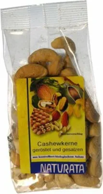 Produktbild von Naturata Cashewkerne, geröstet und gesalzen 100g
