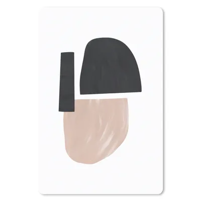 Produktbild von MuchoWow® Mauspad Mousepad Abstrakt - Minimalismus - Pastell 18x27 cm - Mousepads - Maus Mat - Pad - Mausunterlage