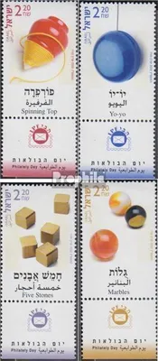 Produktbild von Briefmarken Israel 2002 Mi 1702-1705 mit Tab (kompl.Ausg.) postfrisch Tag der Briefmarke