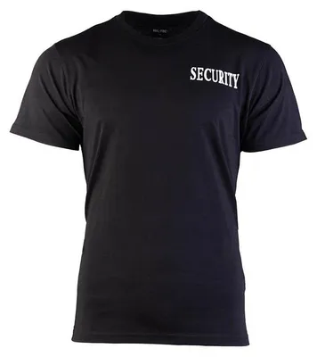 Produktbild von T-Shirt Security, schwarz
