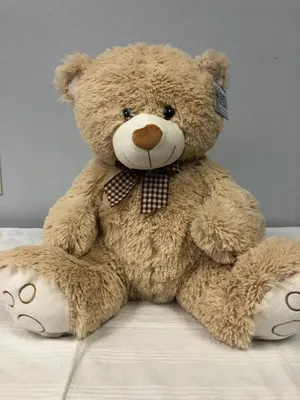 Produktbild von Gund Teddybär Plüschtier Kuschelbär Beige Mit Schleife Weich Groß