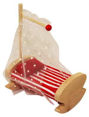 Produktbild von Freda Babybett Kinderbett passend zum Puppenhaus FREDA