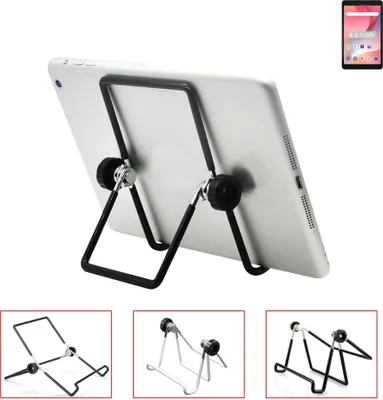 Produktbild von K-S-Trade Tablet-Ständer Tablet-Halterung Tablet-Aufsteller kompatibel mit Blackview Tab 6 faltbarer Tischständer Tablet Halterung