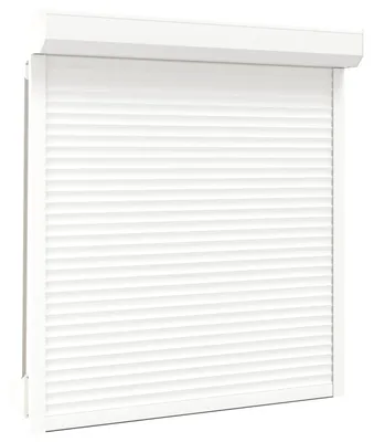 Zdjęcie produktu dla vidaXL Rolety, białe, 130 x 140 cm, aluminium i poliuretan