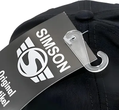 Immagine prodotto di Cappello da baseball, nero con logo 3D in argento