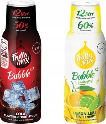 Image de Sirops Fruttamax Cola Lemon Lime , 500 ml, 2 pièces