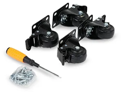 Produktbild von bestTools Werkbank Rollen 50 mm, 360° drehbar 4er Set bis 135 kg