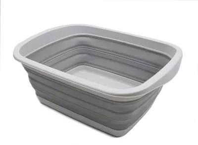 Image de Bac pliable de 10 litres, idéal pour la vaisselle et les activités de camping