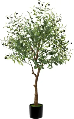 Produktbild von Künstlicher Olivenbaum, 120 cm, große Pflanze, für Innen und Außen