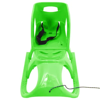 Image de vidaXL Luge avec dossier Vert 102,5x40x23 cm Polypropylène