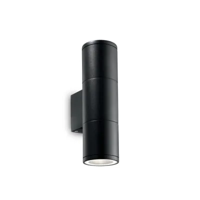 Immagine prodotto di Applique Moderna Gun Alluminio Nero 2 Luci Gu10