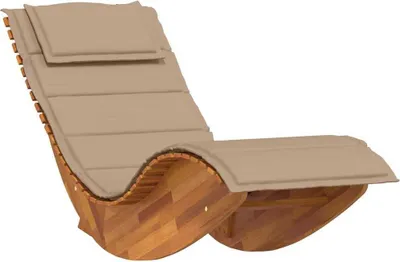 Produktbild von Schaukelliege mit Auflage Massivholz Akazie