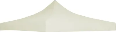 Image de Toit de tente de réception 3 x 3 m Crème