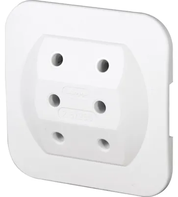 Produktbild von Kopp 174902081 Kopp Set 2x EURO-Adapter 3-fach steckdosen weiß