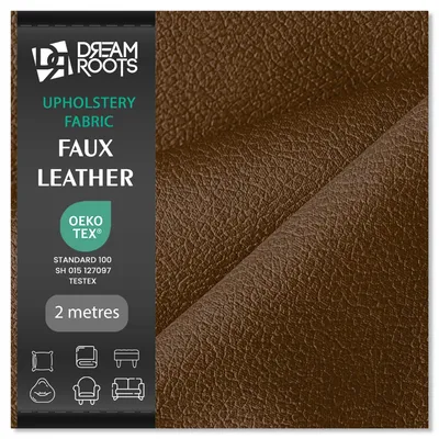 Produktbild von Kunstleder 200 x 140 cm, 650 g/m², dunkelbraun, wasserabweisend, für Stühle beziehen