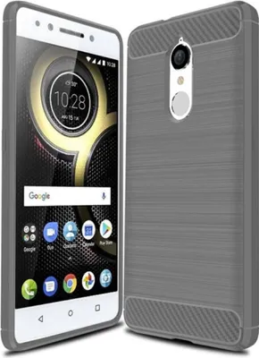 Produktbild von Schutzhülle Handyhülle für Lenovo K8 Case Cover Carbon Optik Grau