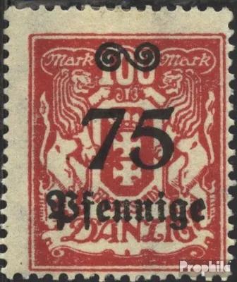 Produktbild von Briefmarken Danzig 1923 Mi 188  postfrisch Aushilfsausgabe