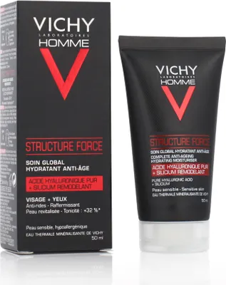 Produktbild von Vichy Homme Structure Force Complete Anti-Ageing Hydrating Moisturiser 50 ml