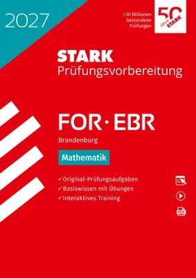 Produktbild von STARK Mathematik - FOR/EBR 2027 Brandenburg - Prüfungsvorbereitung
