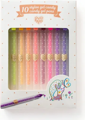 Produktbild von Djeco-10 Gelstifte Candy