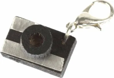Produktbild von Kamera Foto Charm Anhänger Bettelarmband Miniblings Fotograf Fotografie Holz