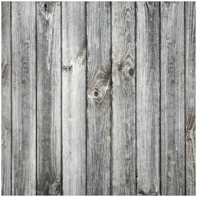 Produktbild von Wallario Premium Glasbild, freischwebende Optik, kräftige Farben, Größe 30 x 30 cm Motiv Holz-Optik Textur hellgraues Holz Paneele Dielen mit Asteinschlüssen