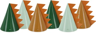 Produktbild von Dinosaurierhüte, 14 cm, Mix (1 Packung / 6 Stk.)